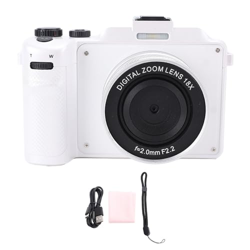 Digitalkamera 64MP 4K Vorne Hinten Dual Objektiv Auto Focus 3in Farbbildschirm Kompakt Tragbare Schüler Kamera von TARSHYRY