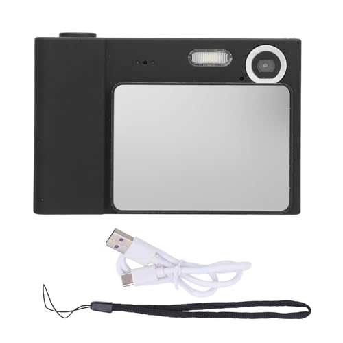 Digitalkamera -Fotografie 48MP HD 2,4 -Zoll -IPS -Bildschirm in Mikrofon Teenagern Anfänger Schwarz Eingebaut (32GB) von TARSHYRY
