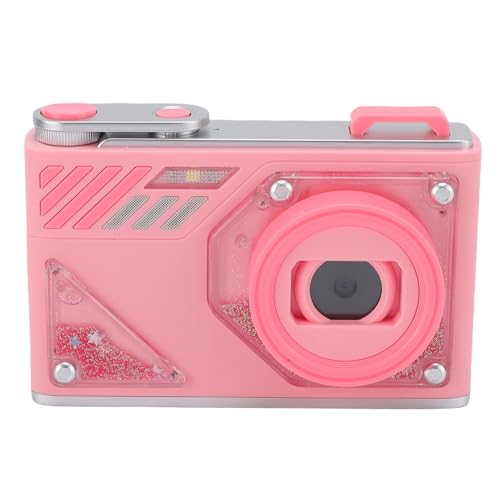 Digitalkamera HD 48MP 8X Zoom Vorne Heck 2 Objektiv Tragbare Kleine Autofokusfotografie Videoaufnahme Reisestudent Graduation (PINK) von TARSHYRY