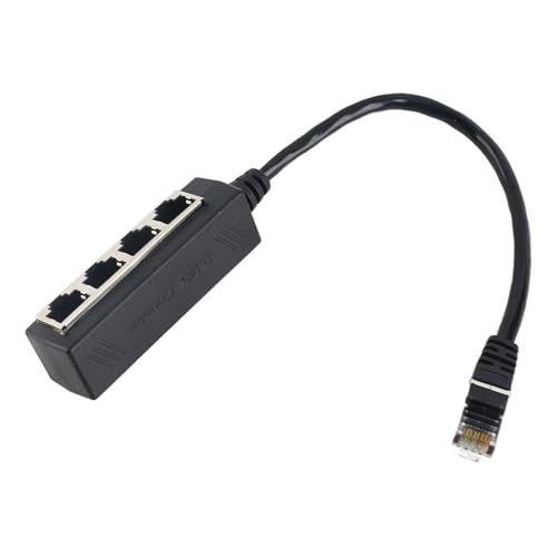 Ethernet -Splitter, Internet -Splitter 1 Bis 4 Port mit Reibungslosen Getriebe Ethernet Kabel für Netzwerkkabeladapter Ethernet -Splitter, Internet -Splitter 1 Bis 4 Port mit Reibungslosen Getriebe Ethernet Kabel für Netzwerkkabeladapter von TARSHYRY