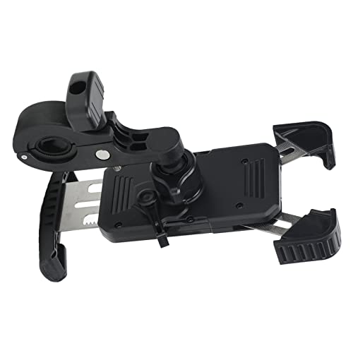 Fahrrad-Telefonhalter, Motorrad-Handy-Montierung ABS-Kunststoff 4,5-7 Zoll Mobiltelefonhalter Black Bike Phone Mount für Motorräder, Elektrofahrräder von TARSHYRY
