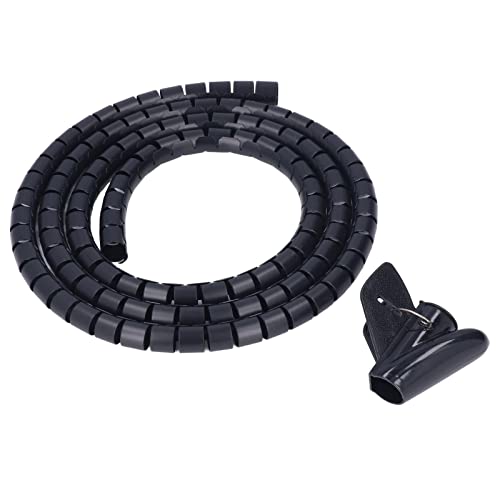 Kabelwackel, Kabelhülle Spiralkabel Wickel -Organizer mit 20 Mm/0,79 Zoll Drahtwickungsrohrkabel -Kabelwackel für Home Office TV DVD PC Kabel (1,5 m / 4,9 Fuß) von TARSHYRY