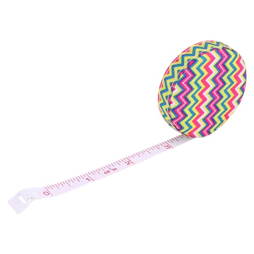 Klebeband für Körpermessungen, Körpermessband Genaue Bandmessung Tapeline 1PC 150 Cm/60 Zoll Band Messung Körpermessband Körperfitness Messung Einverrückter Lineal (Nr. 1 Water Wellblech) von TARSHYRY