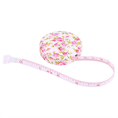 Klebeband für Körpermessungen, Körpermessband Genaue Bandmessung Tapeline 1PC 150 Cm/60 Zoll Band Messung Körpermessband Körperfitness Messung Einverrückter Lineal (Nr. 5 kleine Blume) von TARSHYRY