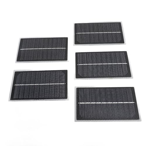 Kleine Solarmodule, Solarzellen 5pcs 4W Monokristalline Silizium -Solarmodule Kits mit Hoher Effizienz -Mini Solarmodulen für Solarlicht Telefon Taschenlampen Wissenschaftsprojekt Kleine Solarmodule, Solarzellen 5pcs 4W Monokristalline Silizium -Solarmodule Kits mit Hoher Effizienz -Mini Solarmodulen für Solarlicht Telefon Taschenlampen Wissenschaftsprojekt von TARSHYRY
