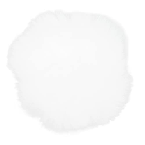 Künstliches Fell -Lapel -Mikrofon Windmuff, Künstliches Pelz Lavalier Mikrofon Windschutzscheiben Pelz Lappel Windschutzscheiben Lavalier Mikrofone Windschutzscheibe Windmuff Clamp/Holder auf (WHITE) von TARSHYRY