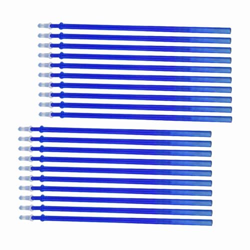 Löschbare Stifte, Blaue Tinte Löschbare Gel -Tintenstift Nachfüllungen mit Feinem Punkt 0,5 Mm Ersatzgel -Stift Nachfüllungen Stift Gelstifte für das Schreiben von Löschungsstiften School (20PCS) von TARSHYRY
