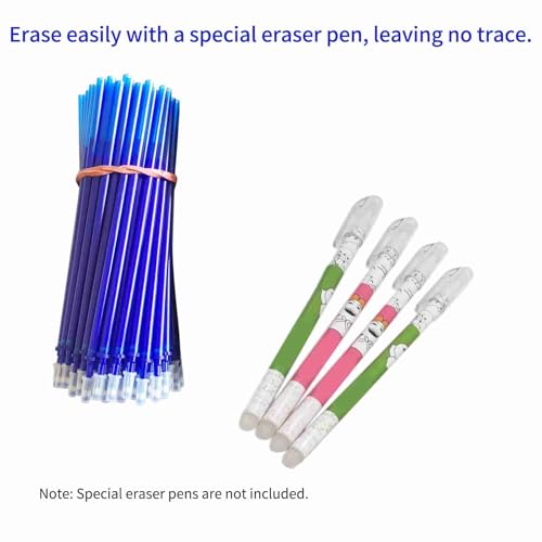 Löschbare Stifte, Blaue Tinte Löschbare Gel -Tintenstift Nachfüllungen mit Feinem Punkt 0,5 Mm Ersatzgel -Stift Nachfüllungen Stift Gelstifte für das Schreiben von Löschungsstiften School (100PCS) Löschbare Stifte, Blaue Tinte Löschbare Gel -Tintenstift Nachfüllungen mit Feinem Punkt 0,5 Mm Ersatzgel -Stift Nachfüllungen Stift Gelstifte für das Schreiben von Löschungsstiften School (100PCS) von TARSHYRY