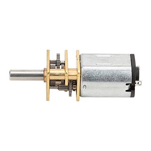 Mini -Metall -Zahnrad Zahnradmotor, Mikrogeschwindigkeitsreduzierungsmotor DC 12V 60/500/1000 U/min mit Metallgetriebegetriebe für Verschiedene Mechanische Geräte (1000RPM) von TARSHYRY