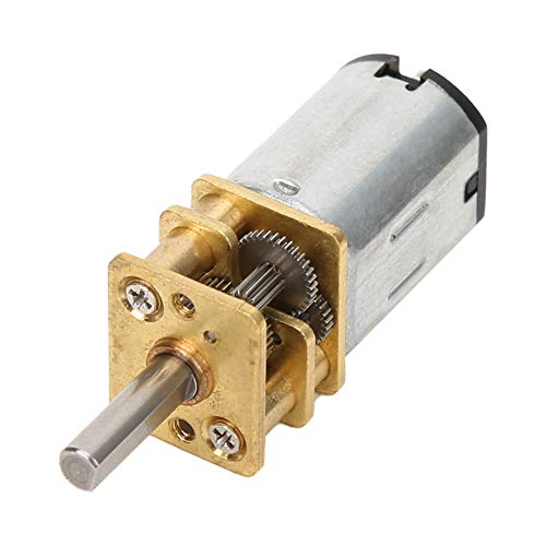 Mini -Metall -Zahnrad Zahnradmotor, Mikrogeschwindigkeitsreduzierungsmotor DC 12V 60/500/1000 U/min mit Metallgetriebegetriebe für Verschiedene Mechanische Geräte (500RPM) von TARSHYRY