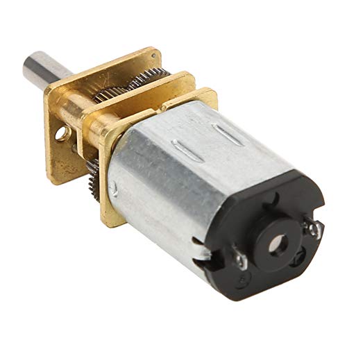 Mini -Metall -Zahnrad Zahnradmotor, Mikrogeschwindigkeitsreduzierungsmotor DC 12V 60/500/1000 U/min mit Metallgetriebegetriebe für Verschiedene Mechanische Geräte (60 U/min) von TARSHYRY