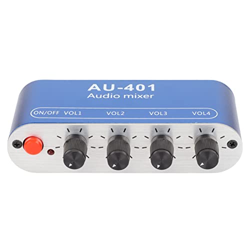 -Mixer, Schnittstelle Stereo Sound Mixer Sound Selector Verstärker Soundboard für PC Laptop Kopfhörer -Mixer, Schnittstelle Stereo Sound Mixer Sound Selector Verstärker Soundboard für PC Laptop Kopfhörer von TARSHYRY