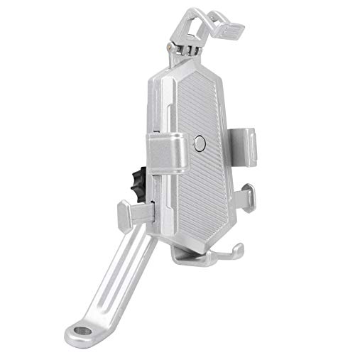 Motorrad -Telefonhalterung, Fahrrad Telefonhalterung Aluminiumlegierung Einstellbarer Navigator - Clamp/Holder Ständer Ein Wichtiger Automatischer Grab Design Bike Telefonhalter für Elektrofahrrad Motorrad -Telefonhalterung, Fahrrad Telefonhalterung Aluminiumlegierung Einstellbarer Navigator - Clamp/Holder Ständer Ein Wichtiger Automatischer Grab Design Bike Telefonhalter für Elektrofahrrad von TARSHYRY