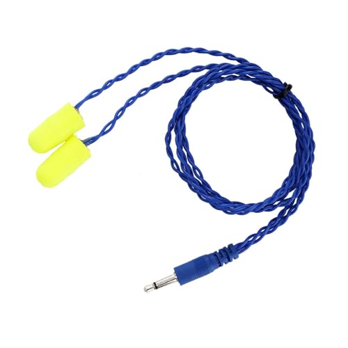Ohrstöpsel -Kopfhörer für die Arbeit, Versteckte Ohrhörer für die Arbeit Auto Racing Rauschreduktion Schaum Ohrhörer Mono -Lautsprecher mit 1/8 "monophonischen Plug Ohrstöpsel Kopfhörer Zum von TARSHYRY