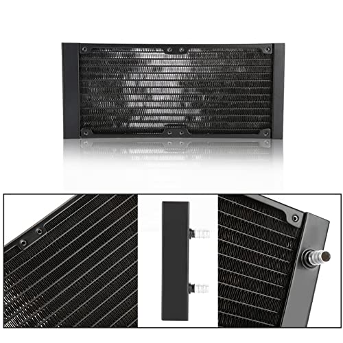 PC -Kühler, Kühler - Wärmetauscher Kühlerkühlerkühler Wärmetauscher Wasserkühlkühler für PC CPU CO2 Wasserkühlsystem Computer (240 mm) von TARSHYRY