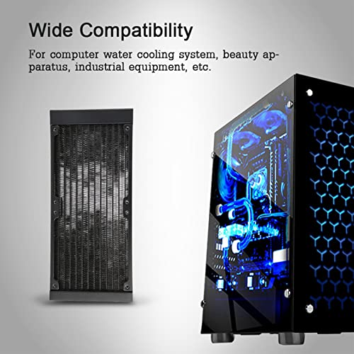 PC -Kühler, Kühler - Wärmetauscher Kühlerkühlerkühler Wärmetauscher Wasserkühlkühler für PC CPU CO2 Wasserkühlsystem Computer (240 mm) von TARSHYRY
