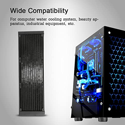 PC -Kühler, Kühler - Wärmetauscher Kühlerkühlerkühler Wärmetauscher Wasserkühlkühler für PC CPU CO2 Wasserkühlsystem Computer (360mm) von TARSHYRY