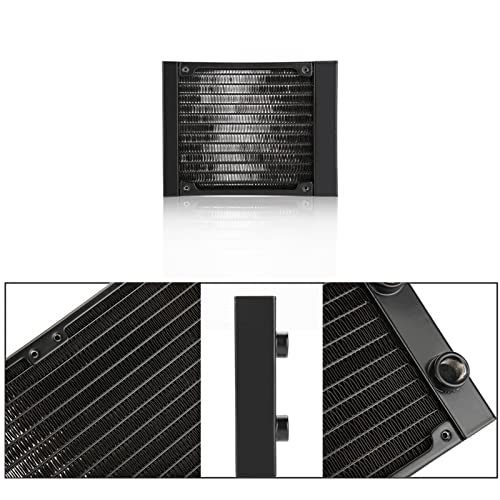 PC Kühler, Wasserkühlkühler Wasserkühlung Computer Kühler Wärmetauscher PC -Wasserkühlkit für CPU -Wasserkühlsystem Computer (120 mm) von TARSHYRY