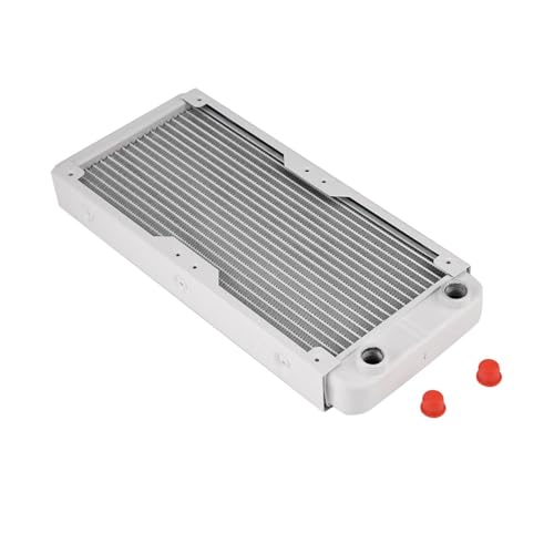 PC Kühler, Wasserkühlkühler Wasserkühlungskühler Kühler Wärmetauscher für PC Water Kühlkit Aluminium Wärmetauscher (240 mm) von TARSHYRY