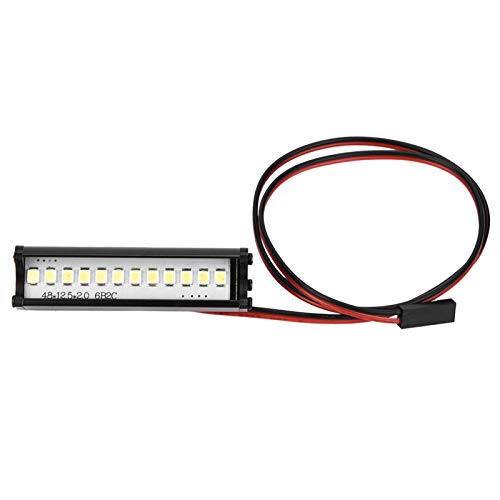 RC Light Bar, RC LED LED Light Stange 55mm Metallschale RC -Auto Teil RC LED -Leuchten für 90046 90048 SCX10 RC Light Bar, RC LED LED Light Stange 55mm Metallschale RC -Auto Teil RC LED -Leuchten für 90046 90048 SCX10 von TARSHYRY