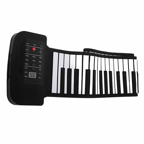 Rollen Sie Tastatur Klavier, Faltbares Klavier Silicon 88 Tasten Roll Up Piano Keyboards Hand Roll Piano Bildung mit Touch Control Panel Tragbares Tastaturklavier für Anfänger Lernen (88 Schlüssel Rollen Sie Tastatur Klavier, Faltbares Klavier Silicon 88 Tasten Roll Up Piano Keyboards Hand Roll Piano Bildung mit Touch Control Panel Tragbares Tastaturklavier für Anfänger Lernen (88 Schlüssel von TARSHYRY