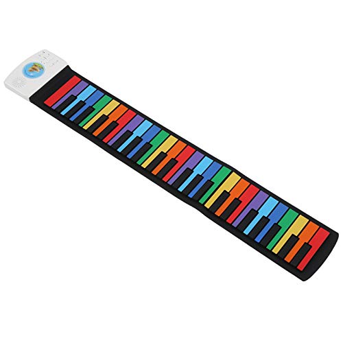 Rollen Sie Tastatur Klavier, Tragbarer Klavier -Tastatur Roll Up Piano Silicon 49 Tasten Roll Up Piano Keyboards Hand Bildung mit Single -Lautsprecher für Anfänger Rollen Sie Tastatur Klavier, Tragbarer Klavier -Tastatur Roll Up Piano Silicon 49 Tasten Roll Up Piano Keyboards Hand Bildung mit Single -Lautsprecher für Anfänger von TARSHYRY