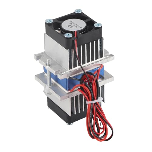 Semiconductor Thermoelektrischer Kühler, Mini -Klimaanlagen DC 12V Niedriges Geräusch mit Zubehör Peltier Kühler für Kleine Raumkühlung und Projektentwicklung (288W) von TARSHYRY