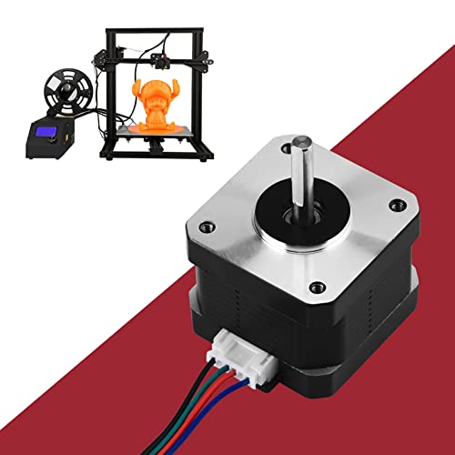 Steppermotor, Stepper Motoren 1pc 4-Head 12 V 1,3A 0,30 Nm Schrittmotor 42 CNC Stepper Motor Motor Kit für 3D-Drucker-CNC-Router von TARSHYRY