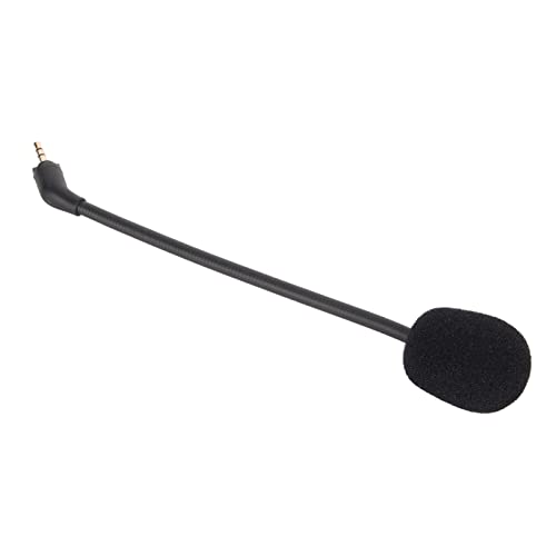 TARSHYRY Mic -Ersatz, Boom Mic Ersatzspiel Mic Mic Ersatz 2,5 Mm Abtrennbarer Mikrofomoom -Rausch -Reduktion Abnehmbarer Mikrofon -Ersatz für Computer -PC -Gaming -Headsets von TARSHYRY