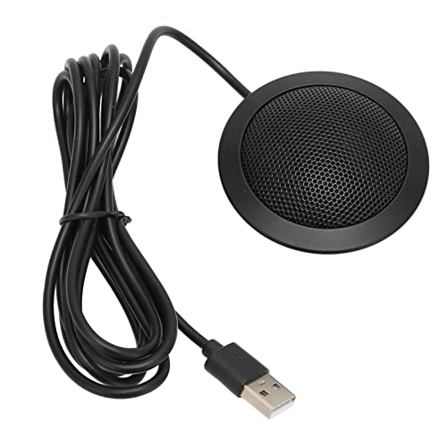 TARSHYRY Mikrofon für PC, Externes Mikrofon für Laptop -Konferenz - 360 Grad Omnidirectional Tippup Computermikrofon Desktop Rausch Reduktion Omnidirectional von TARSHYRY
