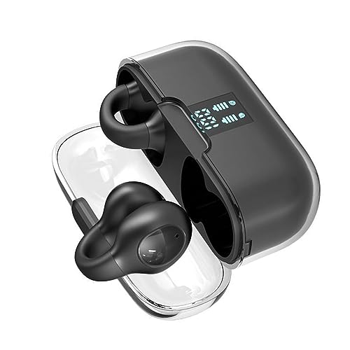 TARSHYRY Wireless Earclip Kopfhörer Digitalanzeige Sports Life Universal (Black) von TARSHYRY