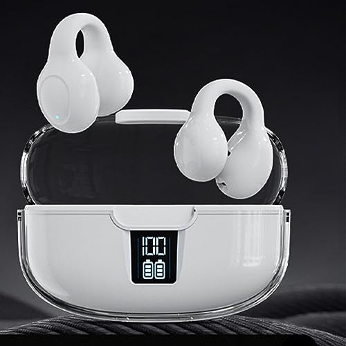 Wireless Earclip Kopfhörer Digitalanzeige Sports Life Universal (WHITE) von TARSHYRY