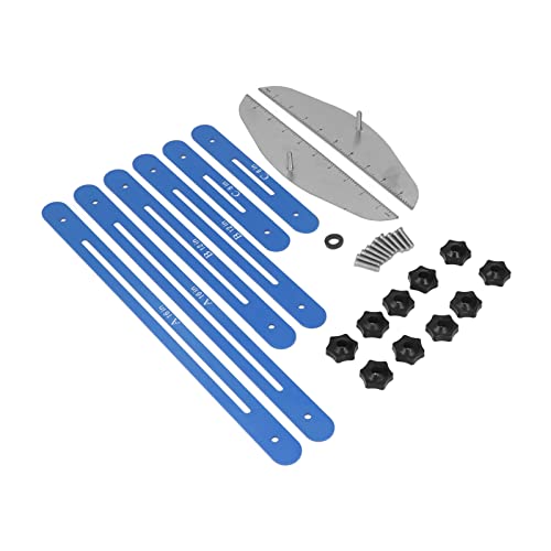 Treppenmetervorlage Werkzeug, Treppenmeter -Jig -Treppenstreads Template Werkzeugschreiberschreiber 11 Bis 60 Zoll Messungstreppenstich für Treppen, Riser, Regal und Schnitttrockenbau (BLUE) von TARSHYRY