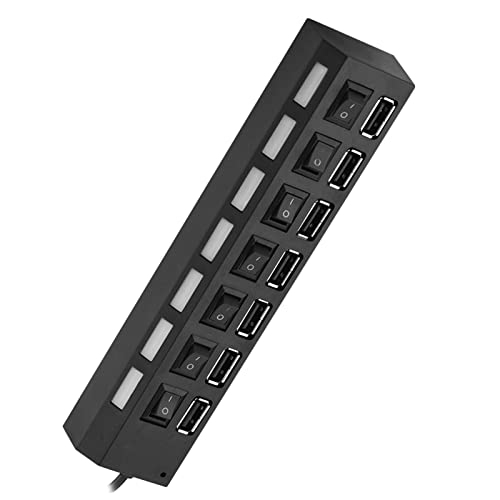 USB -Hub, USB Extender 7 Port Hub 3.0 -Splitter für Laptop, PC, Flash Laufwerke von TARSHYRY