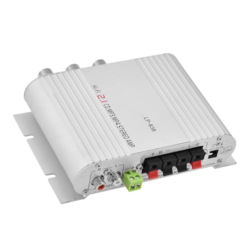 Verstärker, Amplificador de HiFi 2.1 Stereo -Bass -Auto Home Home Power Verstärker Stereoverstärker Stereoverstärker Amp (Silver) von TARSHYRY