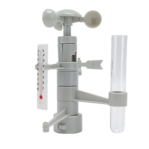 Wetterstation Kit, Wetter Im Zusammenhang mit Wissenschaftsbildung Spielzeug Pädagogischer Wetterstation Spielzeug Simuliertes Wetterspielzeug für Teenager von TARSHYRY