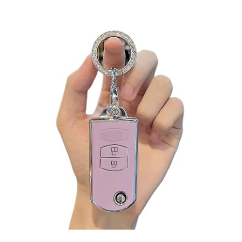 Autofernbedienungen 2 3 Tasten Weiche TPU Schlüsselhalter Für Mazda 2 3 5 6 CX7 CX9 RX8 MX5 MPV Für Demio Auto Flip Key Cover Case Shell Fob Schlüsselanhänger Schutz Autoschlüssel Hülle(2 BTN PURPLE S Autofernbedienungen 2 3 Tasten Weiche TPU Schlüsselhalter Für Mazda 2 3 5 6 CX7 CX9 RX8 MX5 MPV Für Demio Auto Flip Key Cover Case Shell Fob Schlüsselanhänger Schutz Autoschlüssel Hülle(2 BTN PURPLE S von TASEKI