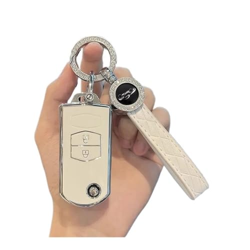 Autofernbedienungen 2 3 Tasten Weiche TPU Schlüsselhalter Für Mazda 2 3 5 6 CX7 CX9 RX8 MX5 MPV Für Demio Auto Flip Key Cover Case Shell Fob Schlüsselanhänger Schutz Autoschlüssel Hülle(2 BTN WHITE Se Autofernbedienungen 2 3 Tasten Weiche TPU Schlüsselhalter Für Mazda 2 3 5 6 CX7 CX9 RX8 MX5 MPV Für Demio Auto Flip Key Cover Case Shell Fob Schlüsselanhänger Schutz Autoschlüssel Hülle(2 BTN WHITE Se von TASEKI