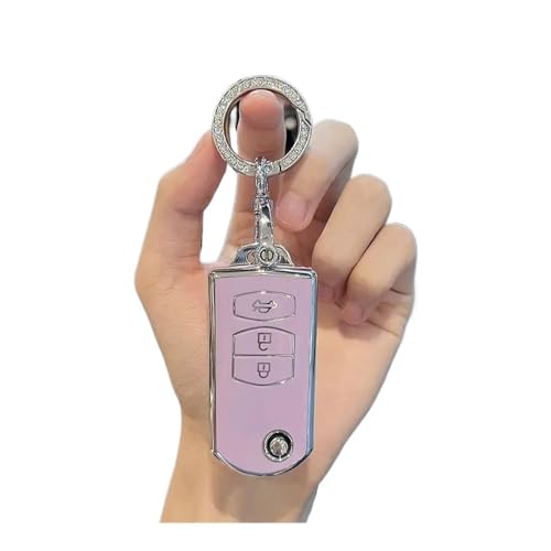 Autofernbedienungen 2 3 Tasten Weiche TPU Schlüsselhalter Für Mazda 2 3 5 6 CX7 CX9 RX8 MX5 MPV Für Demio Auto Flip Key Cover Case Shell Fob Schlüsselanhänger Schutz Autoschlüssel Hülle(3 BTN PURPLE S Autofernbedienungen 2 3 Tasten Weiche TPU Schlüsselhalter Für Mazda 2 3 5 6 CX7 CX9 RX8 MX5 MPV Für Demio Auto Flip Key Cover Case Shell Fob Schlüsselanhänger Schutz Autoschlüssel Hülle(3 BTN PURPLE S von TASEKI