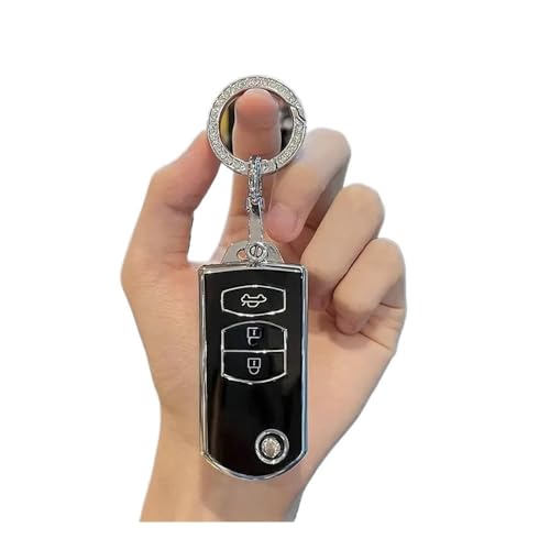 Autofernbedienungen 2 3 Tasten Weiche TPU Schlüsselhalter Für Mazda 2 3 5 6 CX7 CX9 RX8 MX5 MPV Für Demio Auto Flip Key Cover Case Shell Fob Schlüsselanhänger Schutz Autoschlüssel Hülle(3 BTN Black Se Autofernbedienungen 2 3 Tasten Weiche TPU Schlüsselhalter Für Mazda 2 3 5 6 CX7 CX9 RX8 MX5 MPV Für Demio Auto Flip Key Cover Case Shell Fob Schlüsselanhänger Schutz Autoschlüssel Hülle(3 BTN Black Se von TASEKI