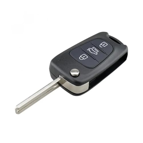 Autofernbedienungen 3-Tasten-Auto-Schlüsselanhänger-Gehäuse Ersatz-Flip-Folding-Autoschlüsseletui Mit Ungeschnittener Klinge Für Hyundai Autoschlüssel Hülle Autofernbedienungen 3-Tasten-Auto-Schlüsselanhänger-Gehäuse Ersatz-Flip-Folding-Autoschlüsseletui Mit Ungeschnittener Klinge Für Hyundai Autoschlüssel Hülle von TASEKI