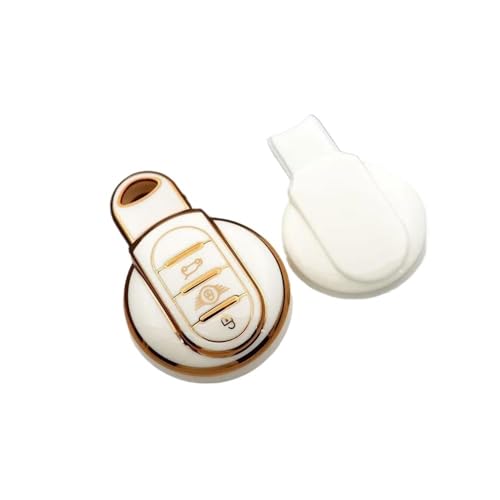 Autofernbedienungen Auto-Fernschlüsselhülle TPU-Auto-Shell-Schlüsselanhänger-Halter Zubehör Für F55 F56 F57 F54 F60 Für JCW Für Clubman Für Countryman Autoschlüssel Hülle(7) von TASEKI