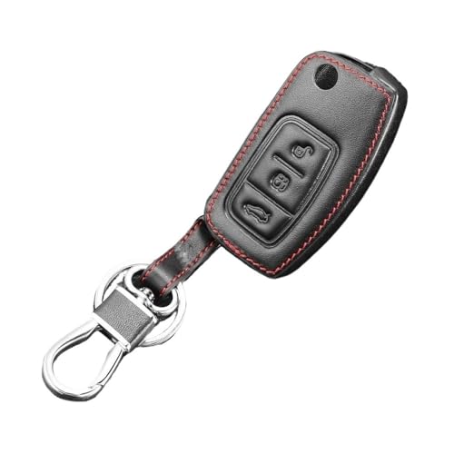 Autofernbedienungen Auto-Leder-Schlüsselanhänger-Ring-Abdeckungs-Fall-Halter Für Ford Für Fokus 2 3 4 MK2 MK3 MK4 Für Kuga Für Rand Für Mondeo Für Fusion Für Ecosport Autoschlüssel Hülle(Style 3 Fold Autofernbedienungen Auto-Leder-Schlüsselanhänger-Ring-Abdeckungs-Fall-Halter Für Ford Für Fokus 2 3 4 MK2 MK3 MK4 Für Kuga Für Rand Für Mondeo Für Fusion Für Ecosport Autoschlüssel Hülle(Style 3 Fold von TASEKI