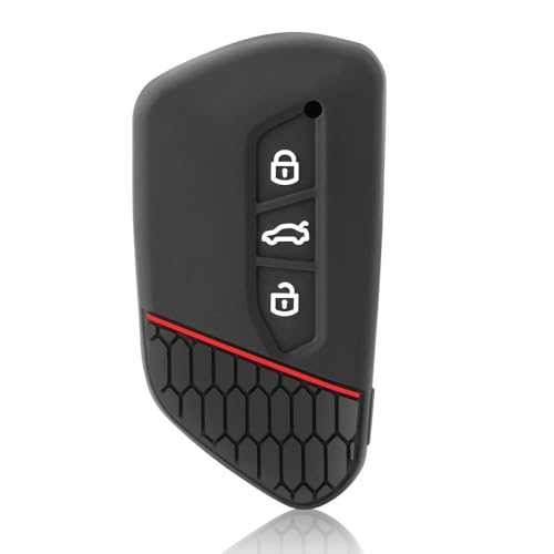 Autofernbedienungen Autoschlüsseletui Für Golf 8 Mk8 GTI GTD R ID3 ID4 2020 Dekoration Silikon Autoschlüsseletui Schlüsselanhänger Abdeckung Verkleidung Autozubehör Autoschlüssel Hülle von TASEKI