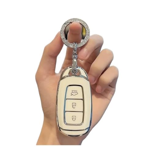 Autofernbedienungen TPU Autoschlüsseletui Abdeckung Fob Schlüsselanhänger Für Hyundai Für Santa I30 IX35 Für Encino Für Kona Für Solaris Für Accent Fe Für Azera Autoschlüssel Hülle(White Set A) Autofernbedienungen TPU Autoschlüsseletui Abdeckung Fob Schlüsselanhänger Für Hyundai Für Santa I30 IX35 Für Encino Für Kona Für Solaris Für Accent Fe Für Azera Autoschlüssel Hülle(White Set A) von TASEKI