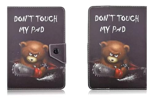 Universale Hülle 10 Zoll, TASVICOO Universale Tablet Schutzhülle Buchstyle Cover Standfunktion für alle 9,6-10.5 Zoll Tablet-Bär von TASVICOO