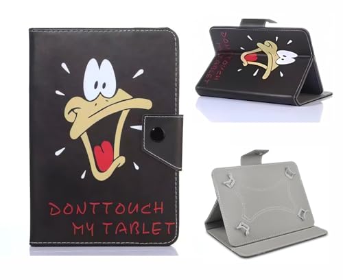 Universale Hülle 10 Zoll, TASVICOO Universale Tablet Schutzhülle Buchstyle Cover Standfunktion für alle 9,6-10.5 Zoll Tablet-Ente von TASVICOO
