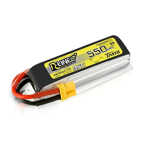 Tattu 2S 550mAh 7.4V 95C 2S1P Lipo Akku mit XT30 Stecker für FPV Racing Quadrocopter 100 180 Größe Tattu 2S 550mAh 7.4V 95C 2S1P Lipo Akku mit XT30 Stecker für FPV Racing Quadrocopter 100 180 Größe von TATTU