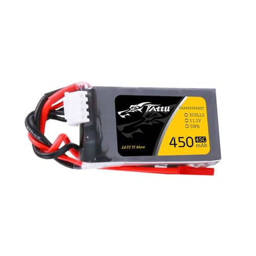 Tattu 3S Lipo Akku 450mAh 11.1V 75C 3S1P mit JST Stecker für UAV Drohne RC Plane Tattu 3S Lipo Akku 450mAh 11.1V 75C 3S1P mit JST Stecker für UAV Drohne RC Plane von TATTU