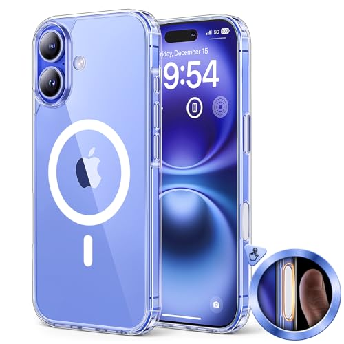 TAURI für iPhone 13/15/16 Hülle mit Schutzfolie (Transparent, iPhone 16 Plus 6.7") TAURI für iPhone 13/15/16 Hülle mit Schutzfolie (Transparent, iPhone 16 Plus 6.7") von TAURI